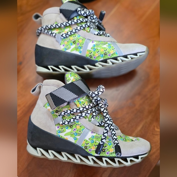 X Camper Bernhard Willhelm Together High Top Trainers US 7.5 EU 38 Hiking Shoes - Picture 4 of 11